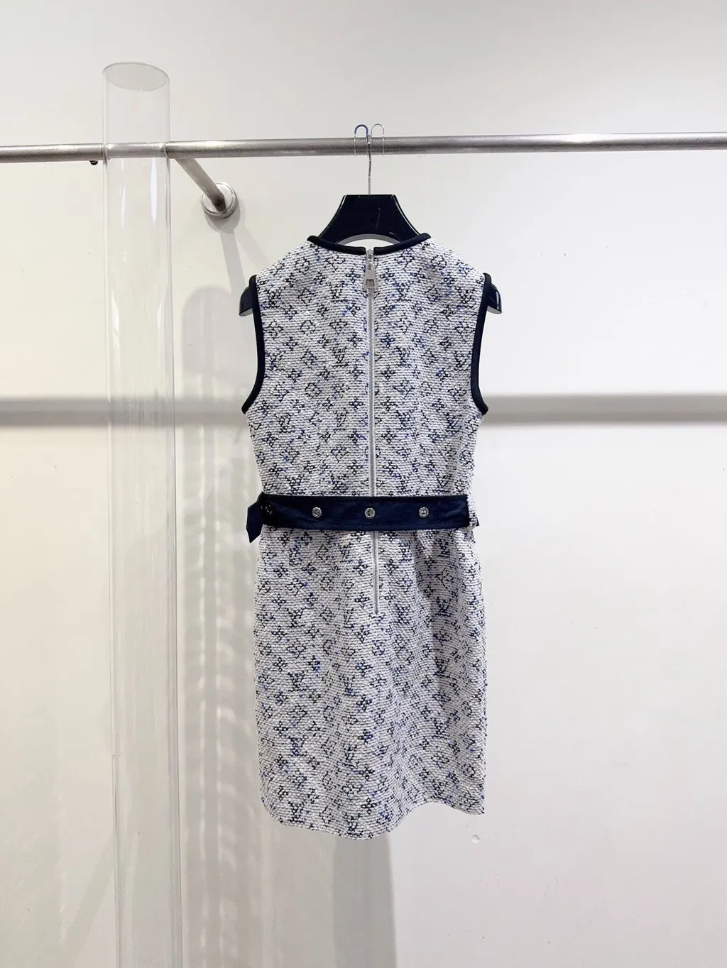 Louis Vuitton Cotton Dress MultiColor Cotton Never worn, with tag - Model View