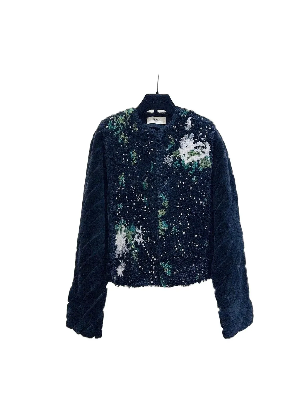 Fendi Cotton Coat MultiColor Cotton Very good - Front View