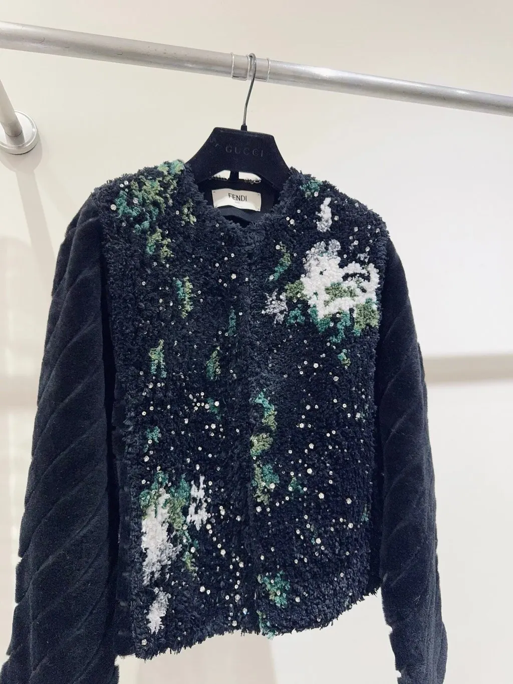 Fendi Cotton Coat MultiColor Cotton Very good - Back View