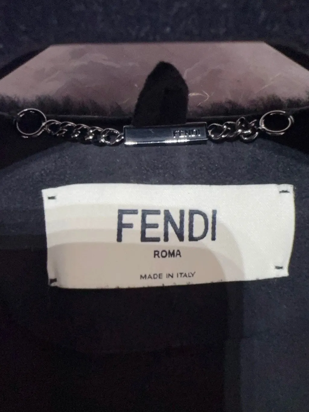 Fendi Cotton Coat MultiColor Cotton Very good - Box View