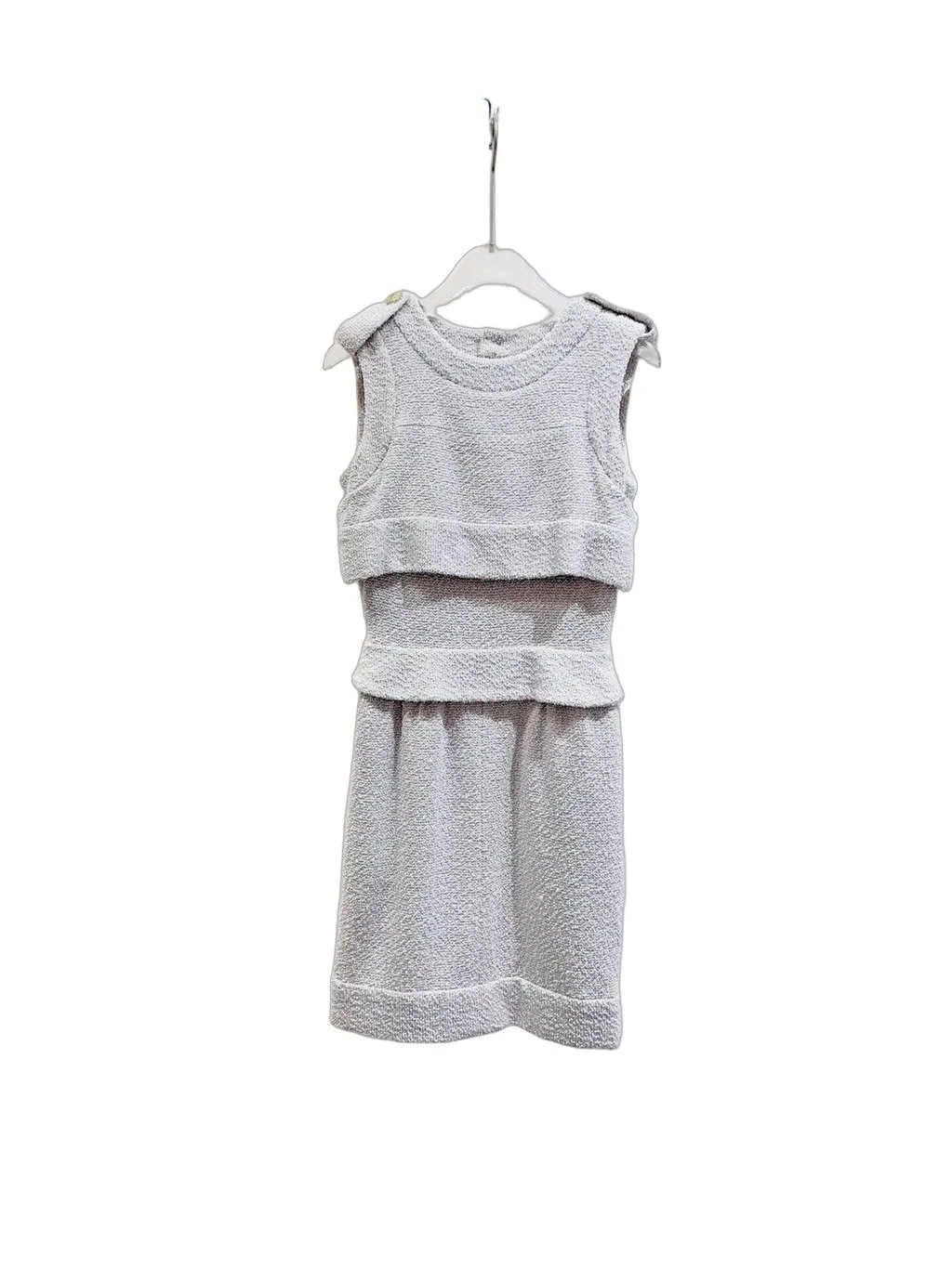 Chanel Tweed Dress MultiColor Tweed Very good - Front View