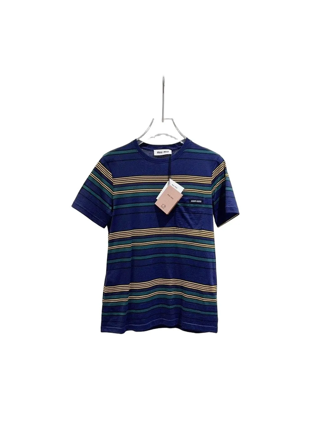 Miu Miu Cotton Top MultiColor Cotton Very good - Front View