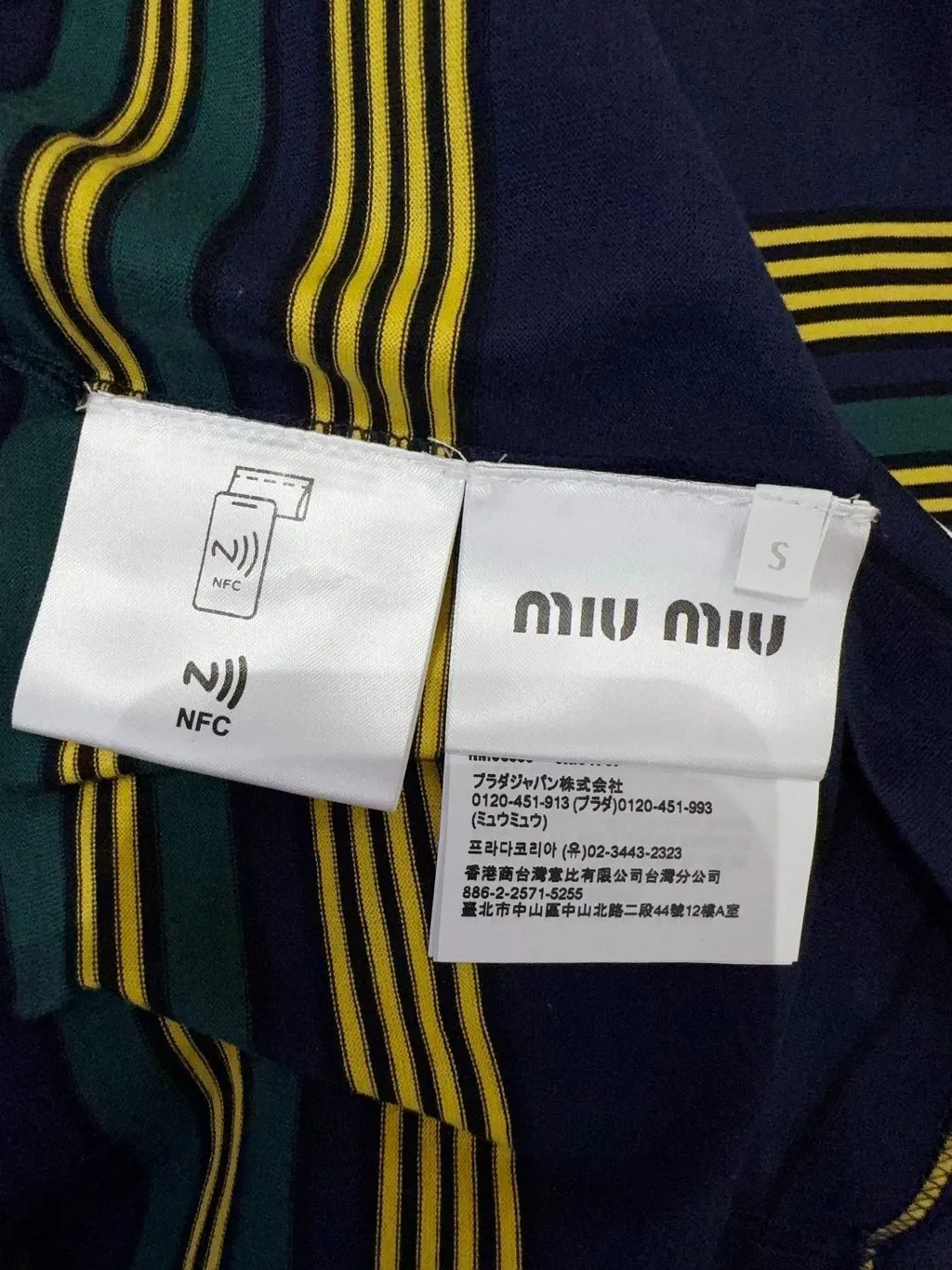 Miu Miu Cotton Top MultiColor Cotton Very good - Box View