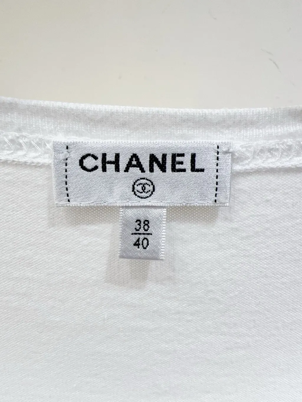Chanel Tweed Top MultiColor Tweed Very good - Inside View