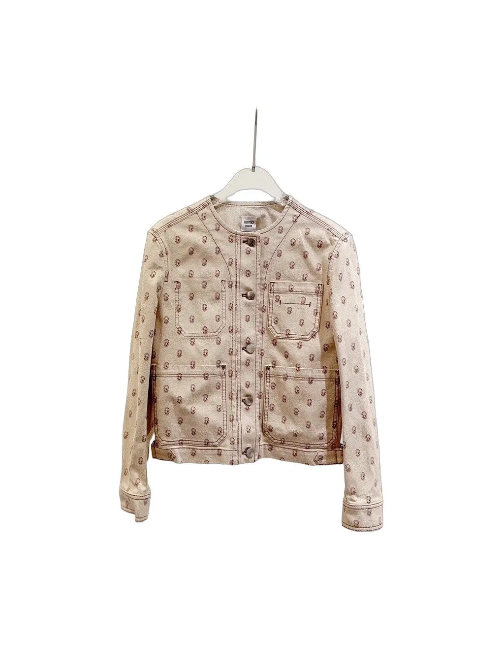 Hermes Cotton Coat MultiColor Cotton Never worn, with tag - Front View