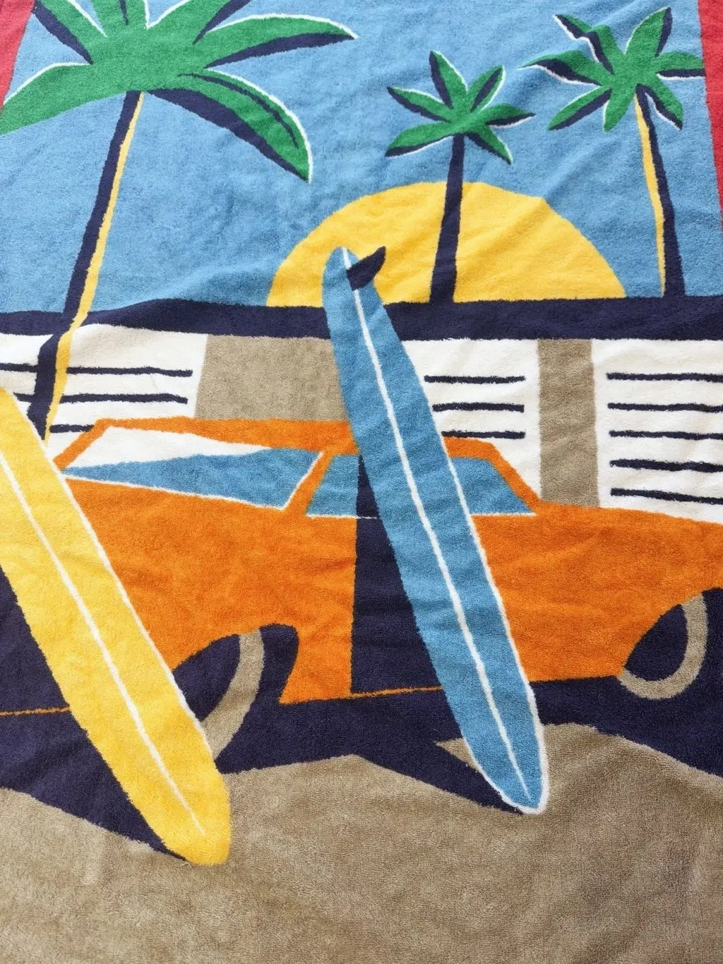 Hermès Cotton Scarf MultiColor Cotton Very good - Back View
