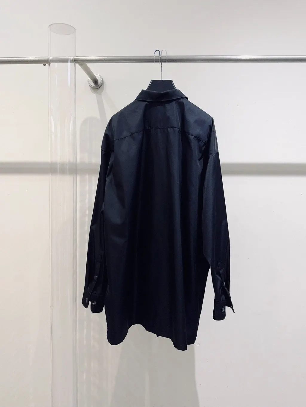 Prada Black Polyamide Jacket Black Polyamide Never worn, with tag - Model View