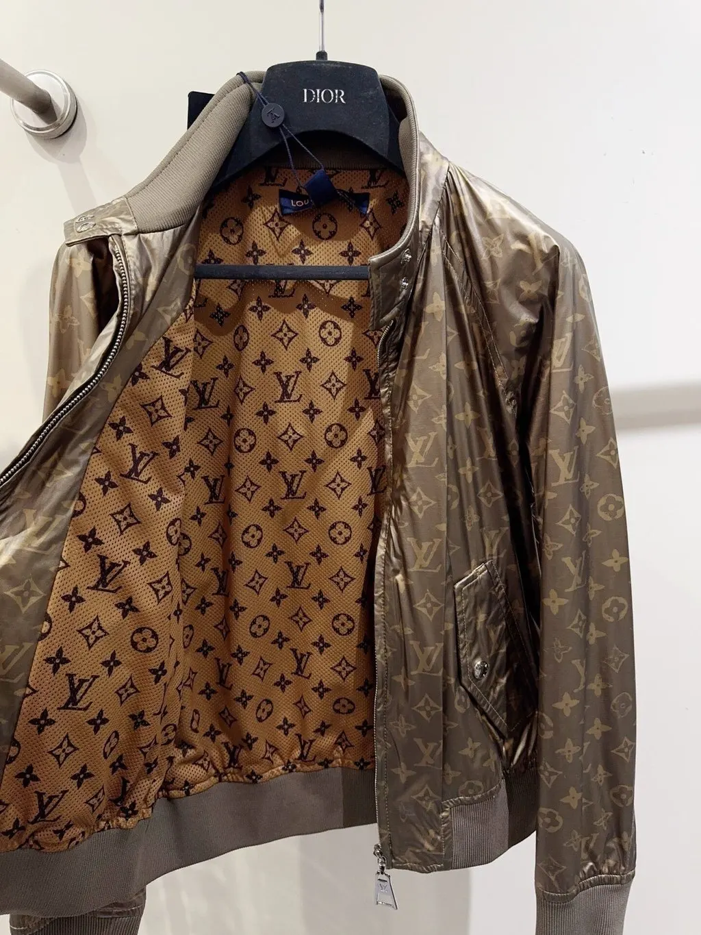 Louis Vuitton Polyester Jacket MultiColor Polyester Never worn - Box View