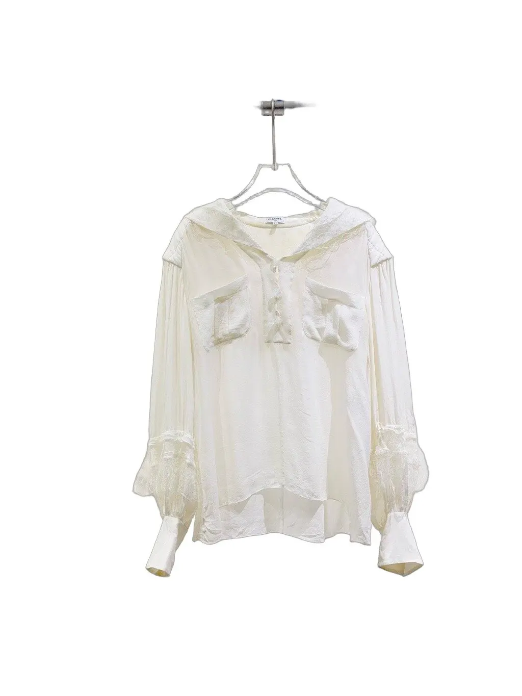 Chanel Silk Top MultiColor Silk Very good - Front View