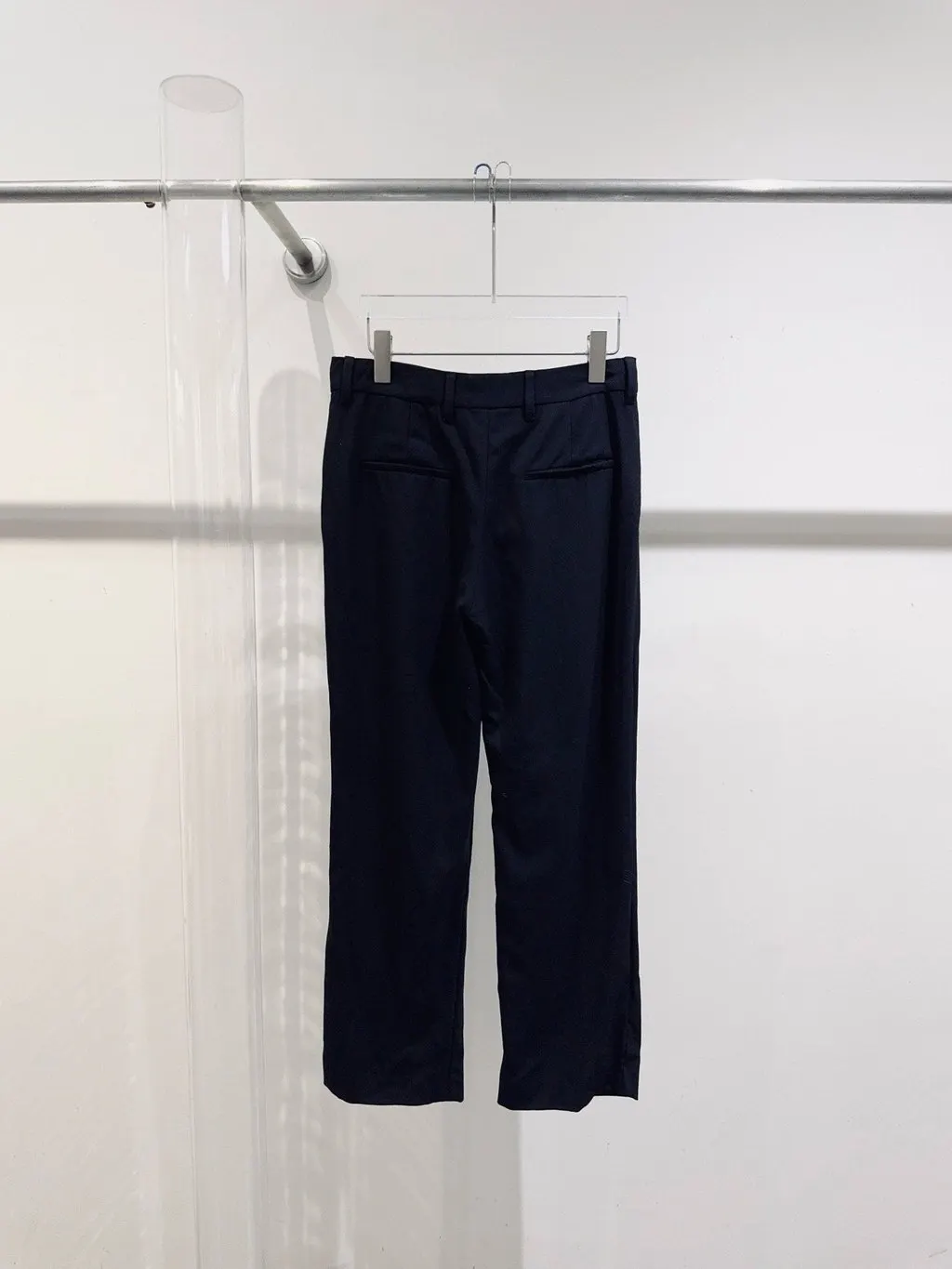 Prada Black Cotton Trousers Black Cotton Never worn, with tag - Inside View
