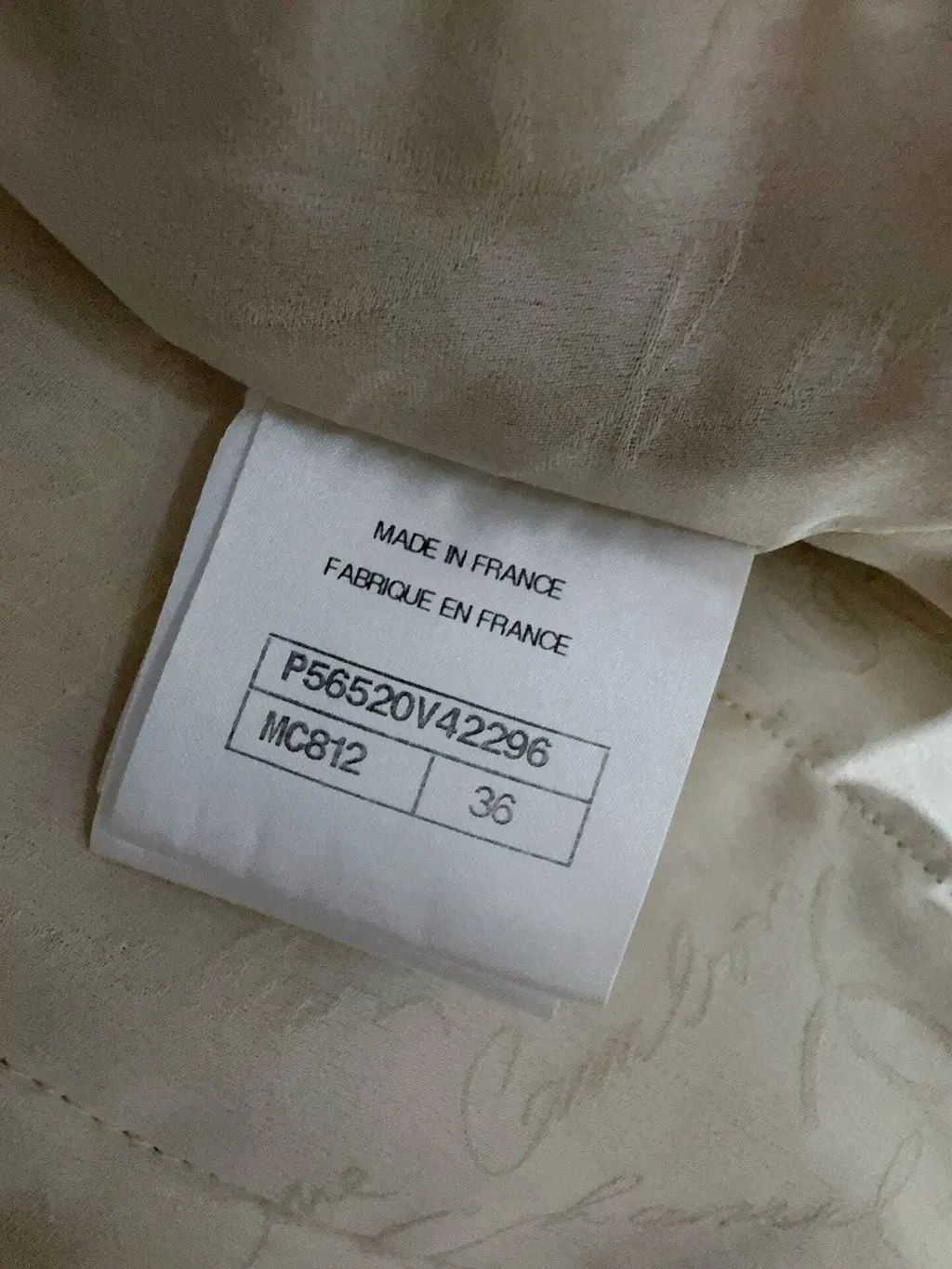 Chanel Cotton Jacket MultiColor Cotton Very good - Box View