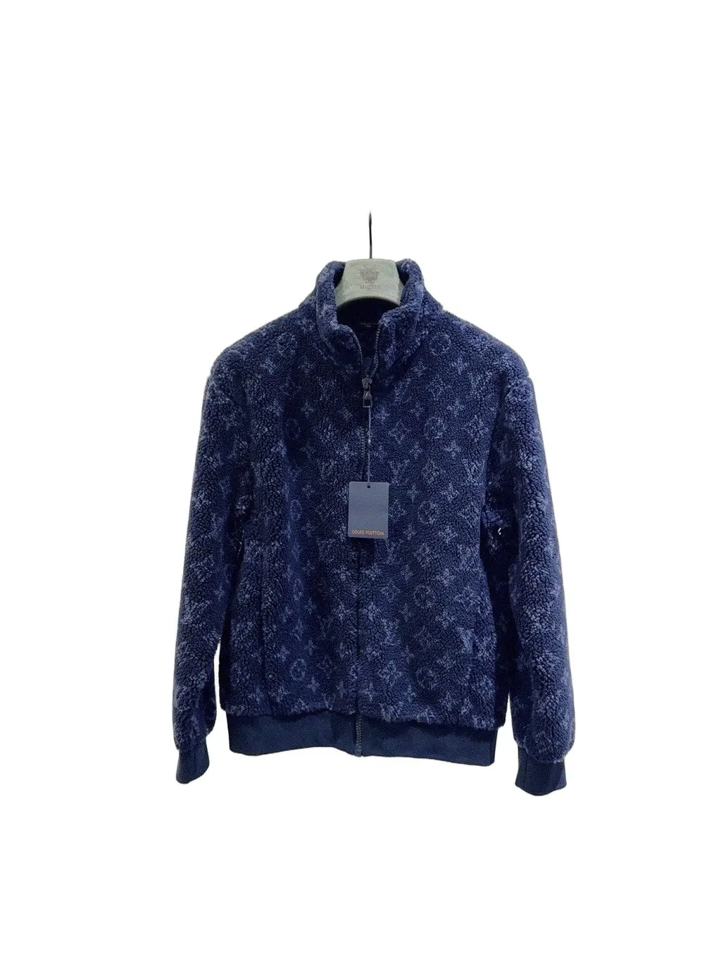 Louis Vuitton Navy Polyester Jacket Navy Polyester Never worn - Front View