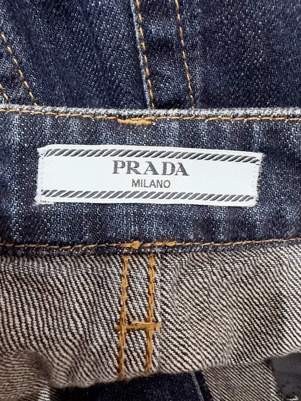 Prada Denim Jeans MultiColor Denim Never worn, with tag - Model View