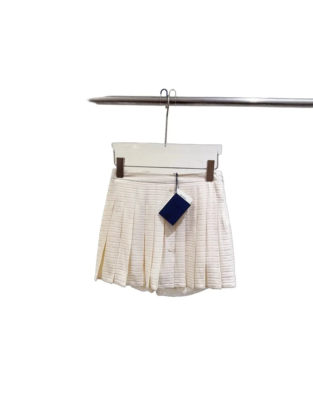 Prada Cotton Skirt MultiColor Cotton Never worn, with tag - Front View