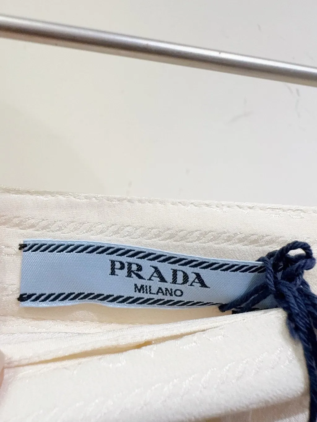 Prada Cotton Skirt MultiColor Cotton Never worn, with tag - Inside View