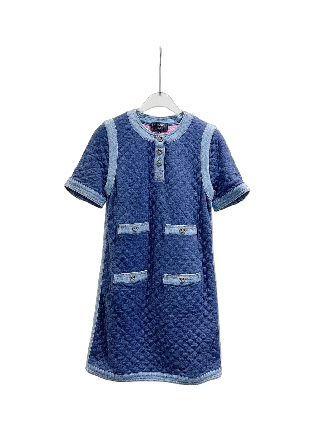 Chanel Denim Dress MultiColor Denim Very good - Front View