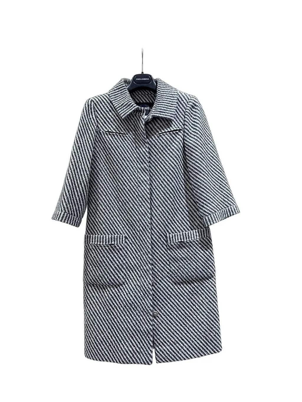 Chanel Cotton Coat MultiColor Cotton Very good - Front View