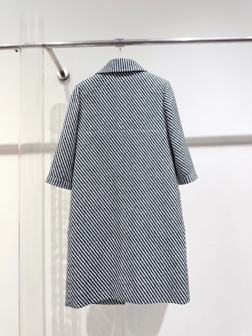 Chanel Cotton Coat MultiColor Cotton Very good - Back View