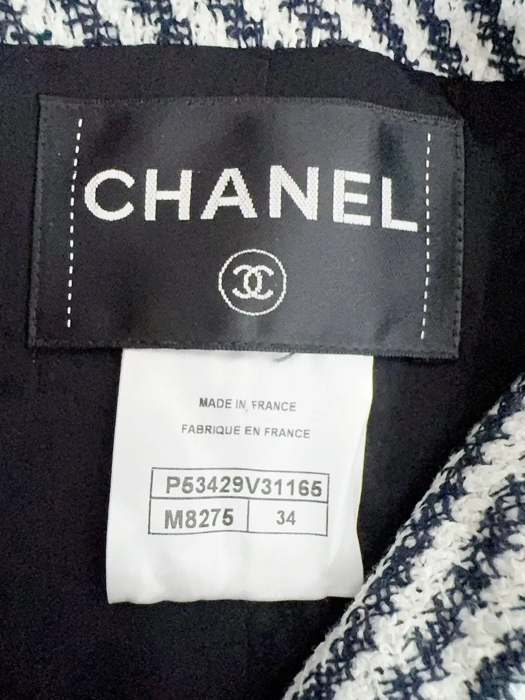 Chanel Cotton Coat MultiColor Cotton Very good - Model View