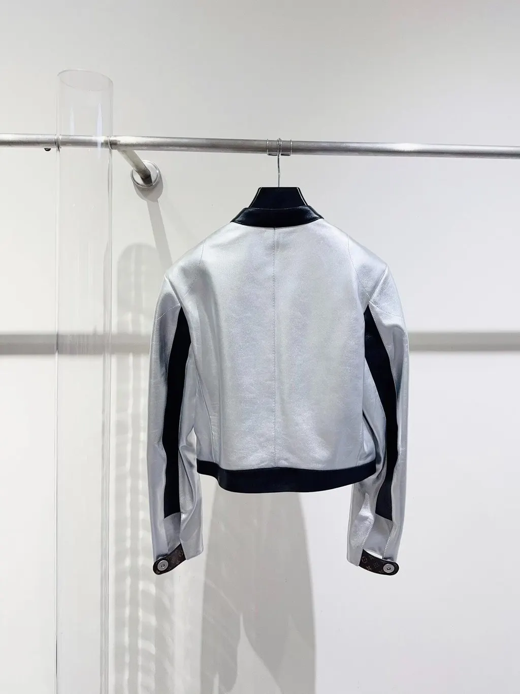 Louis Vuitton Leather Jacket MultiColor Leather Very good - Back View