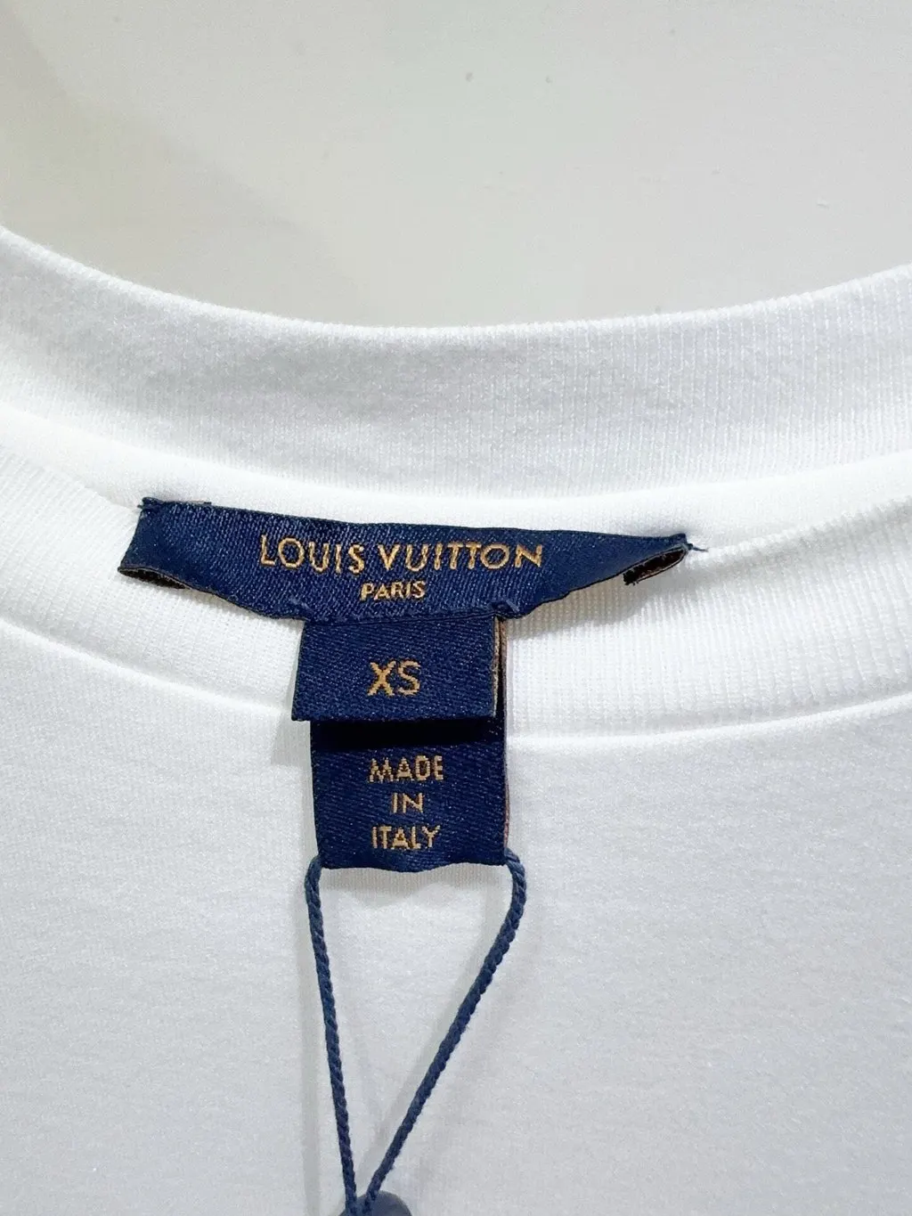 Louis Vuitton White Cotton Top White Cotton Never worn, with tag - Back View