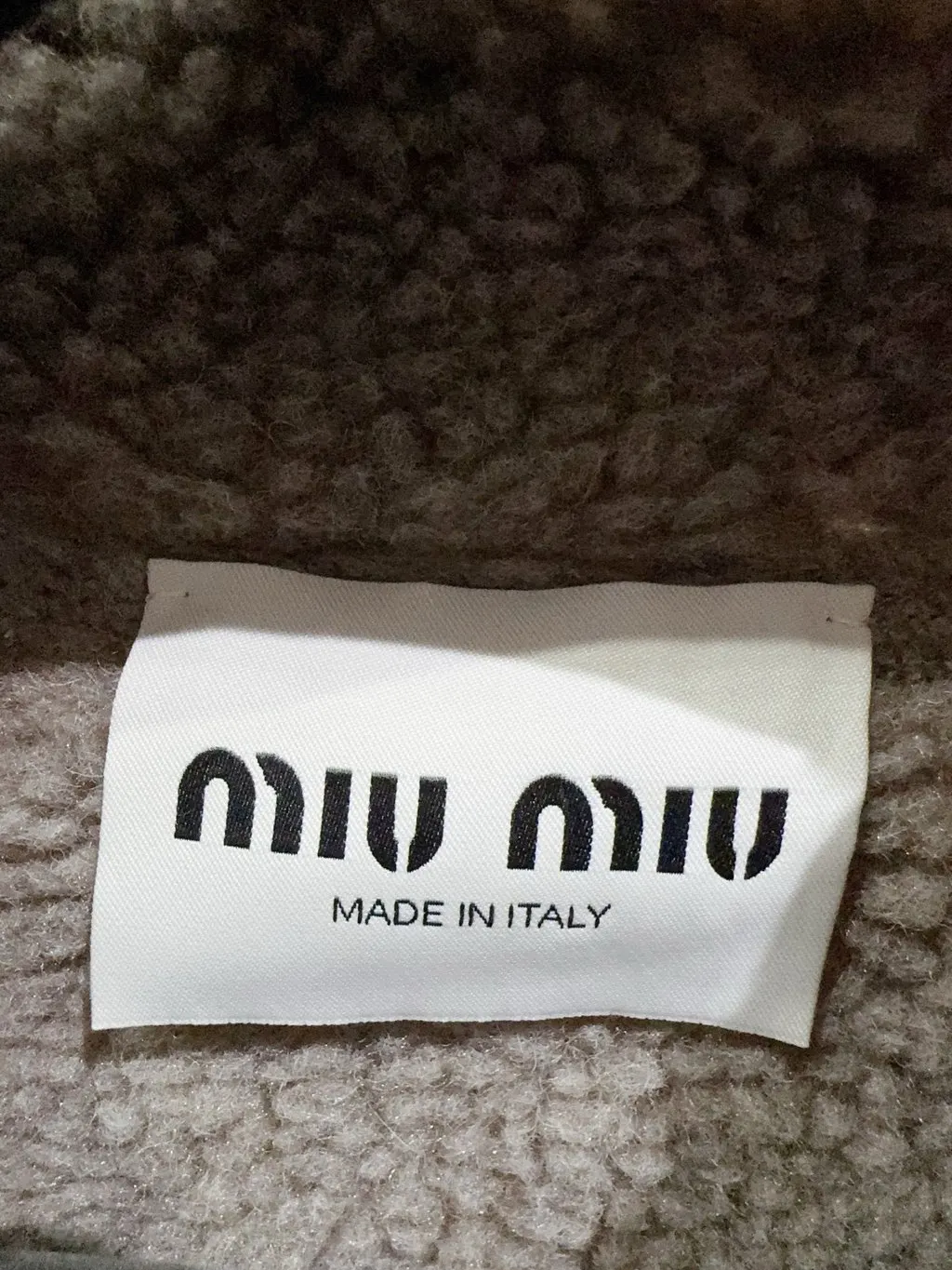 Miu Miu Camel Polyester Jacket Camel Polyester Never worn, with tag - Inside View
