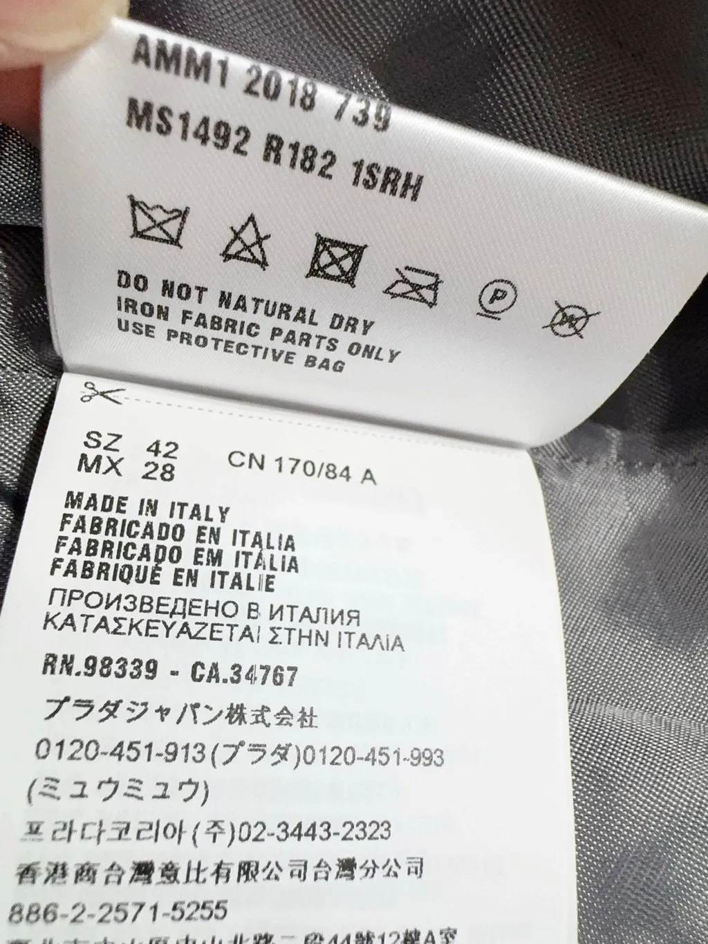 Miu Miu Grey Fur Coat Grey Fur Never worn, with tag - Box View