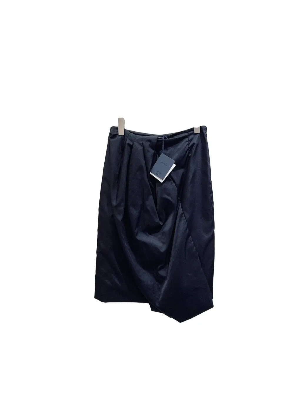 Prada Black Polyamide Skirt Black Polyamide Never worn - Front View