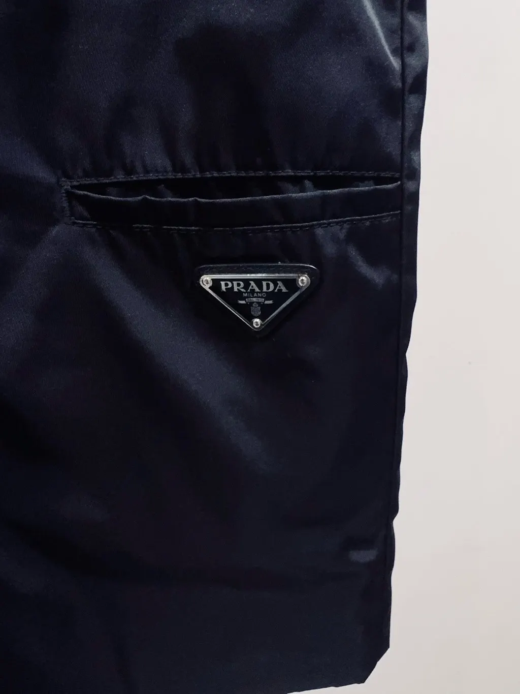 Prada Black Polyamide Skirt Black Polyamide Never worn - Inside View
