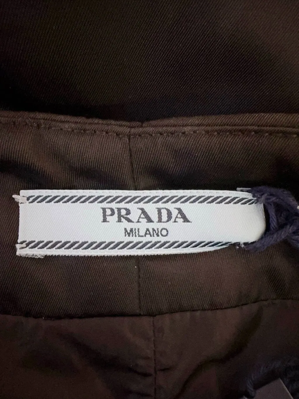 Prada Black Polyamide Skirt Black Polyamide Never worn - Model View