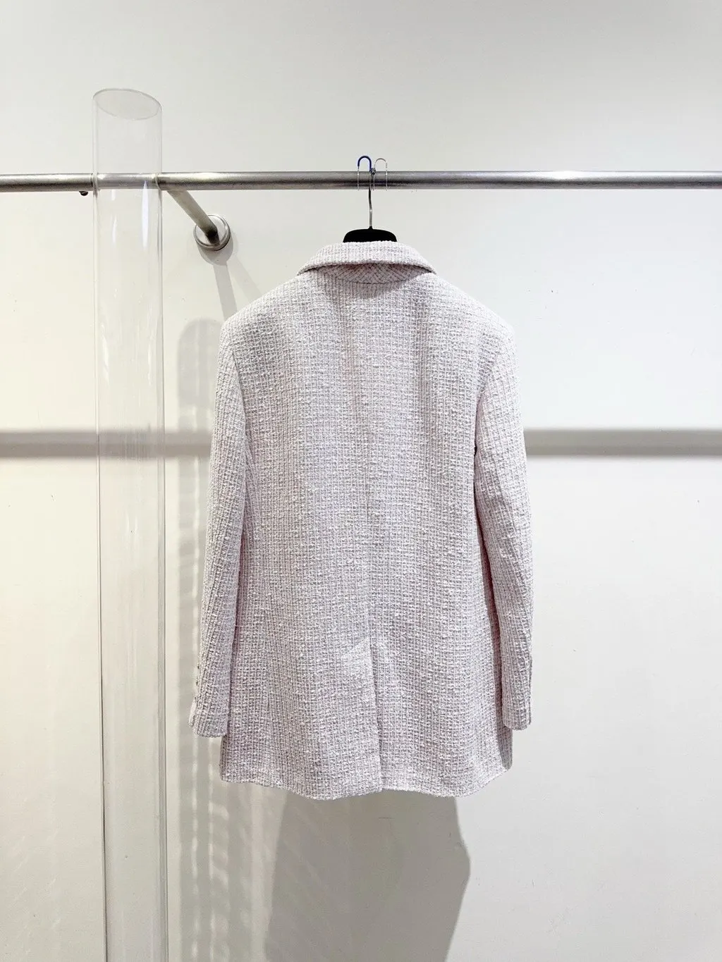 Chanel 24P Pink Tweed Jacket Pink Tweed Very good - Inside View
