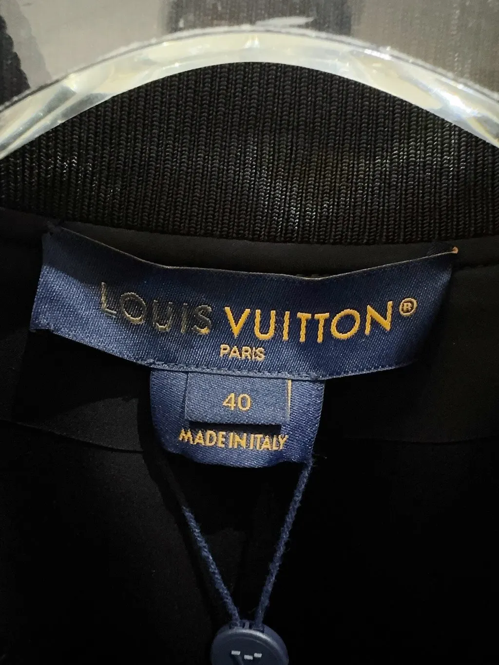 Louis Vuitton Black Polyamide Jacket Black Polyamide Never worn, with tag - Model View