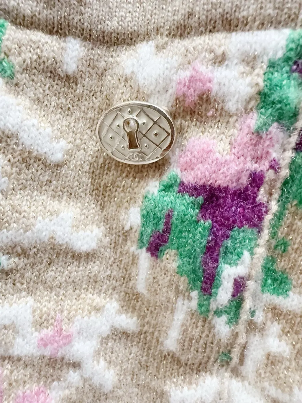 Chanel Silk Dress MultiColor Silk Never worn, with tag - Back View