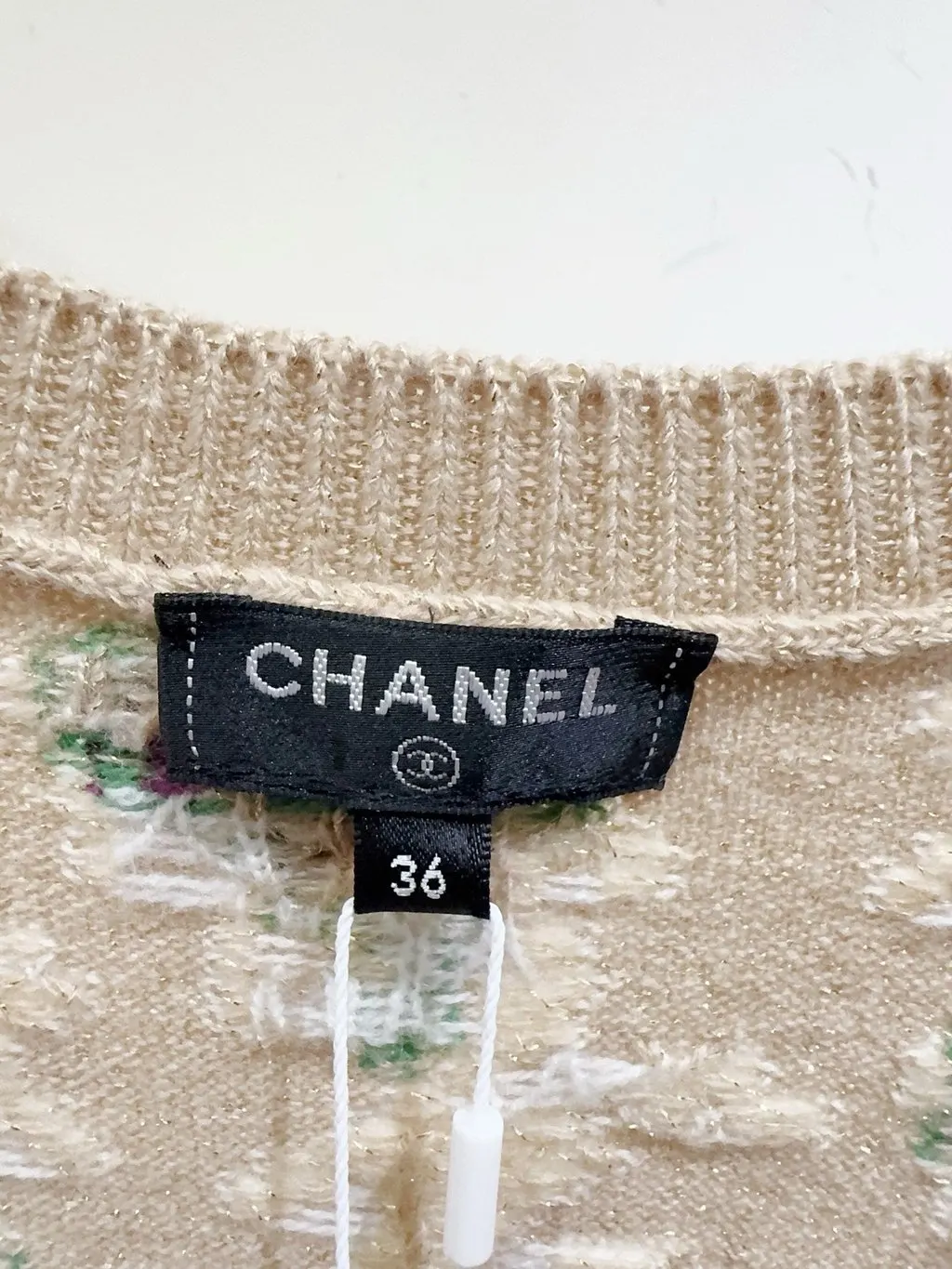 Chanel Silk Dress MultiColor Silk Never worn, with tag - Inside View
