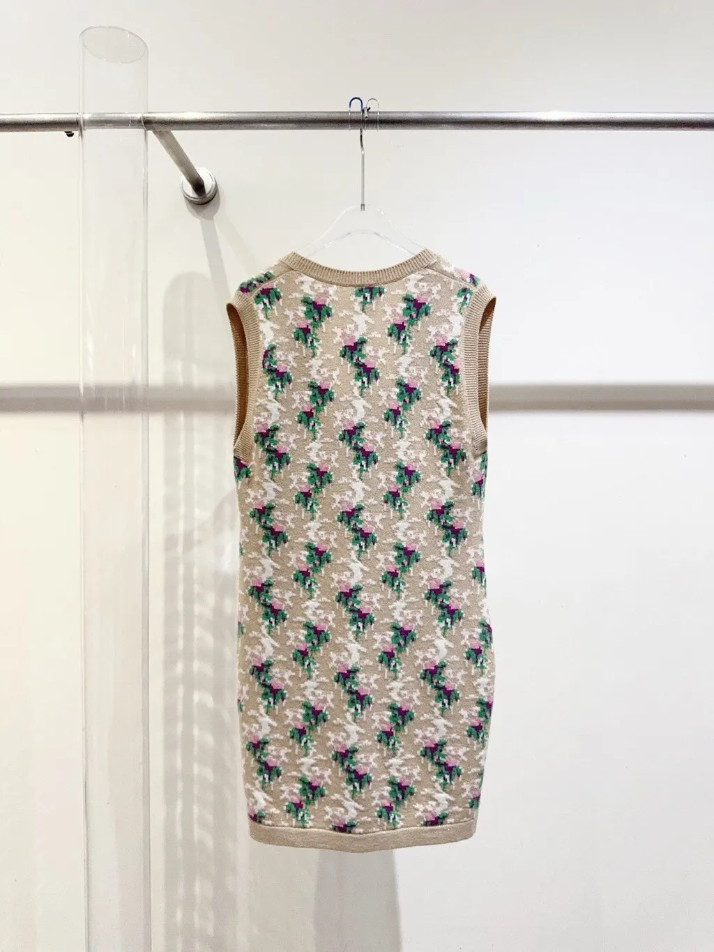 Chanel Silk Dress MultiColor Silk Never worn, with tag - Model View