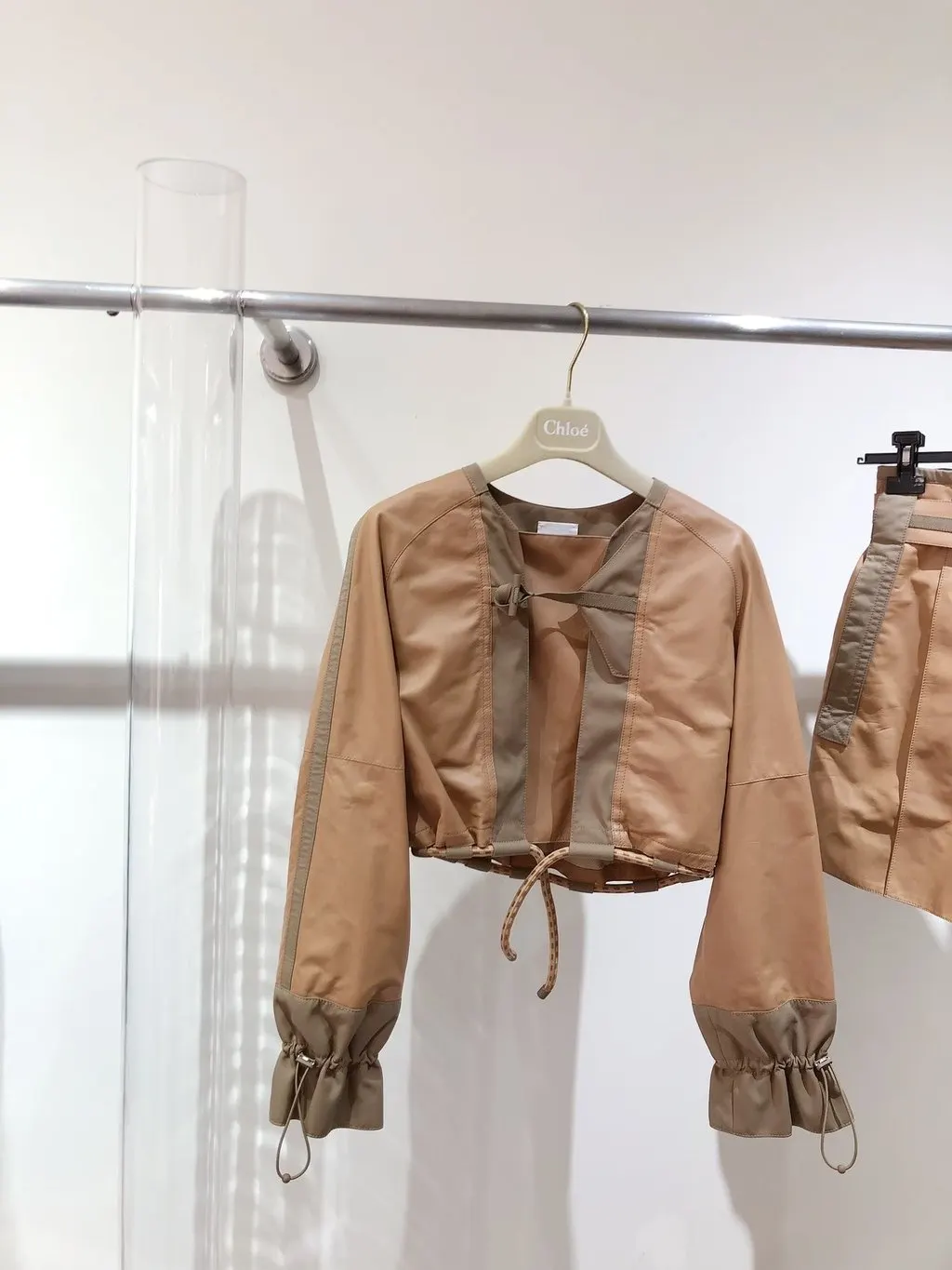 Hermès Camel Leather Jacket Camel Leather Never worn, with tag - Back View