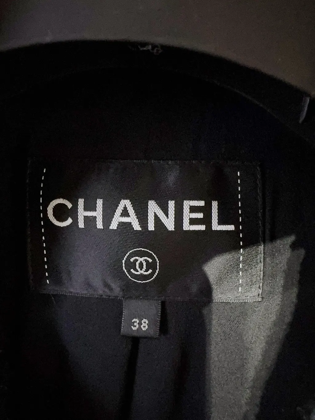Chanel Rooftop Navy Tweed Jacket Navy Tweed Very good - Inside View