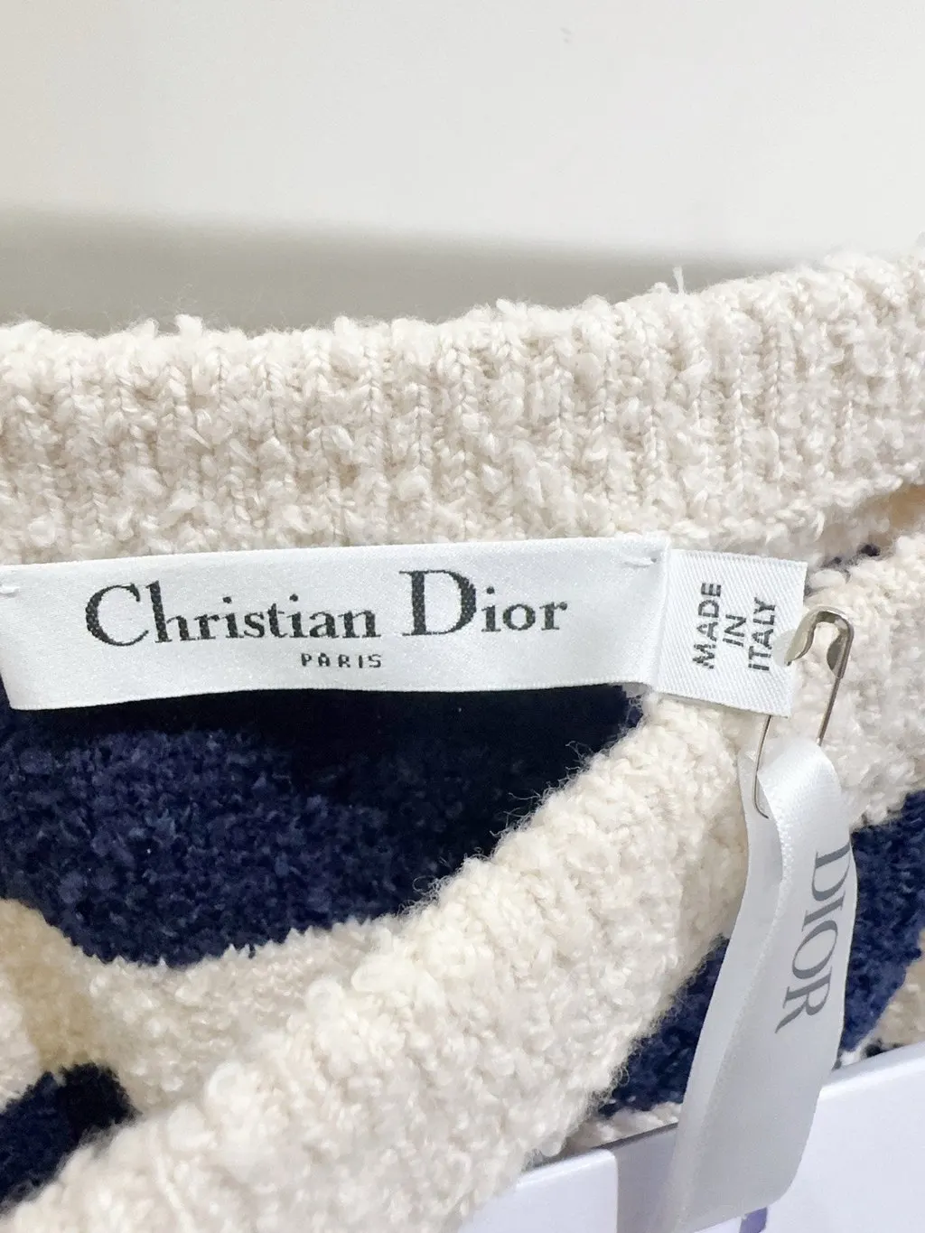 Dior Cotton Top MultiColor Cotton Never worn - Back View