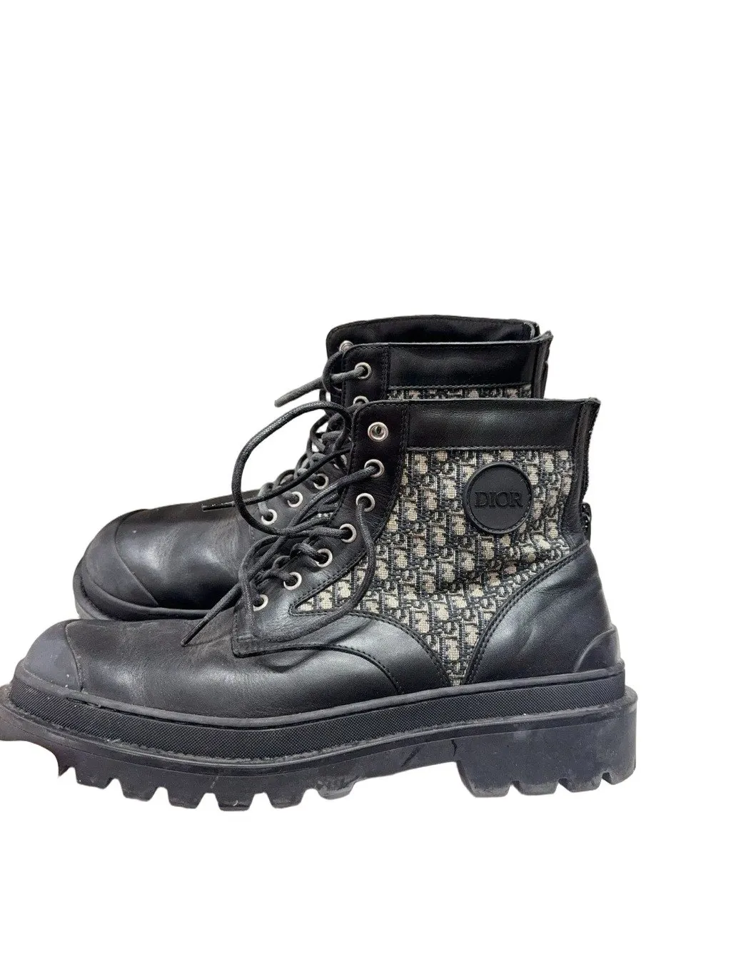 Dior Leather Boots MultiColor Leather Very good - Front View