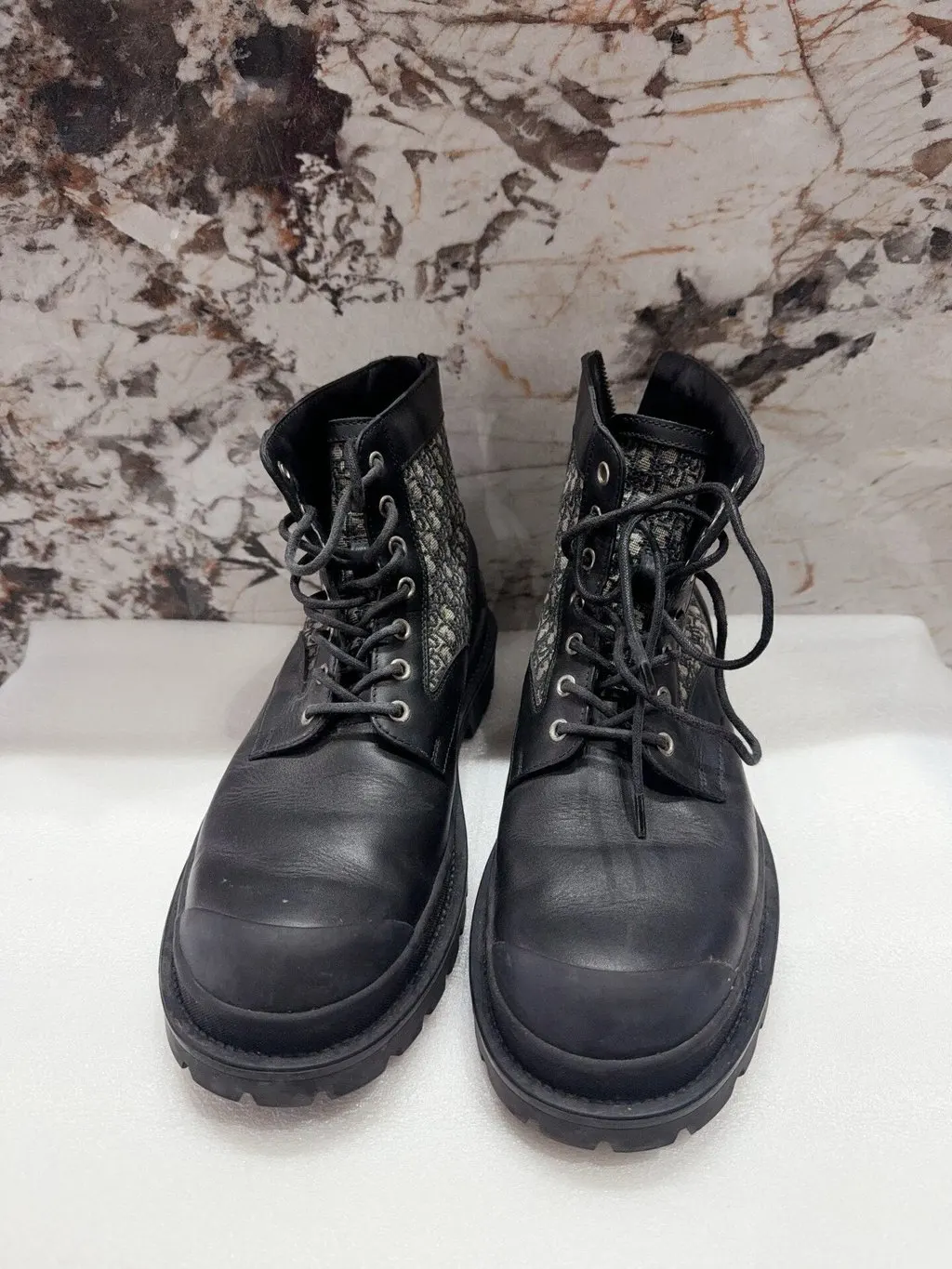 Dior Leather Boots MultiColor Leather Very good - Back View