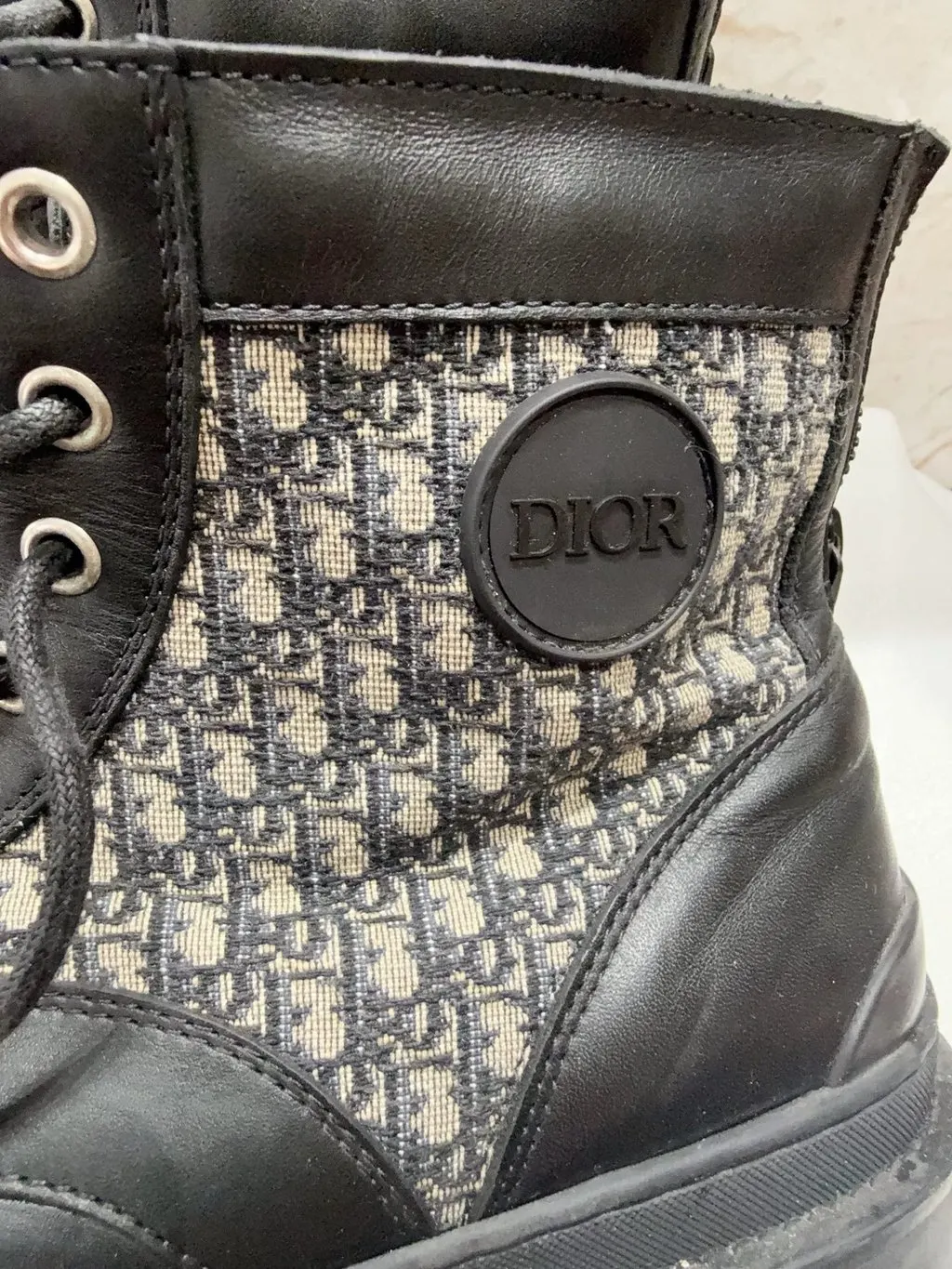 Dior Leather Boots MultiColor Leather Very good - Inside View