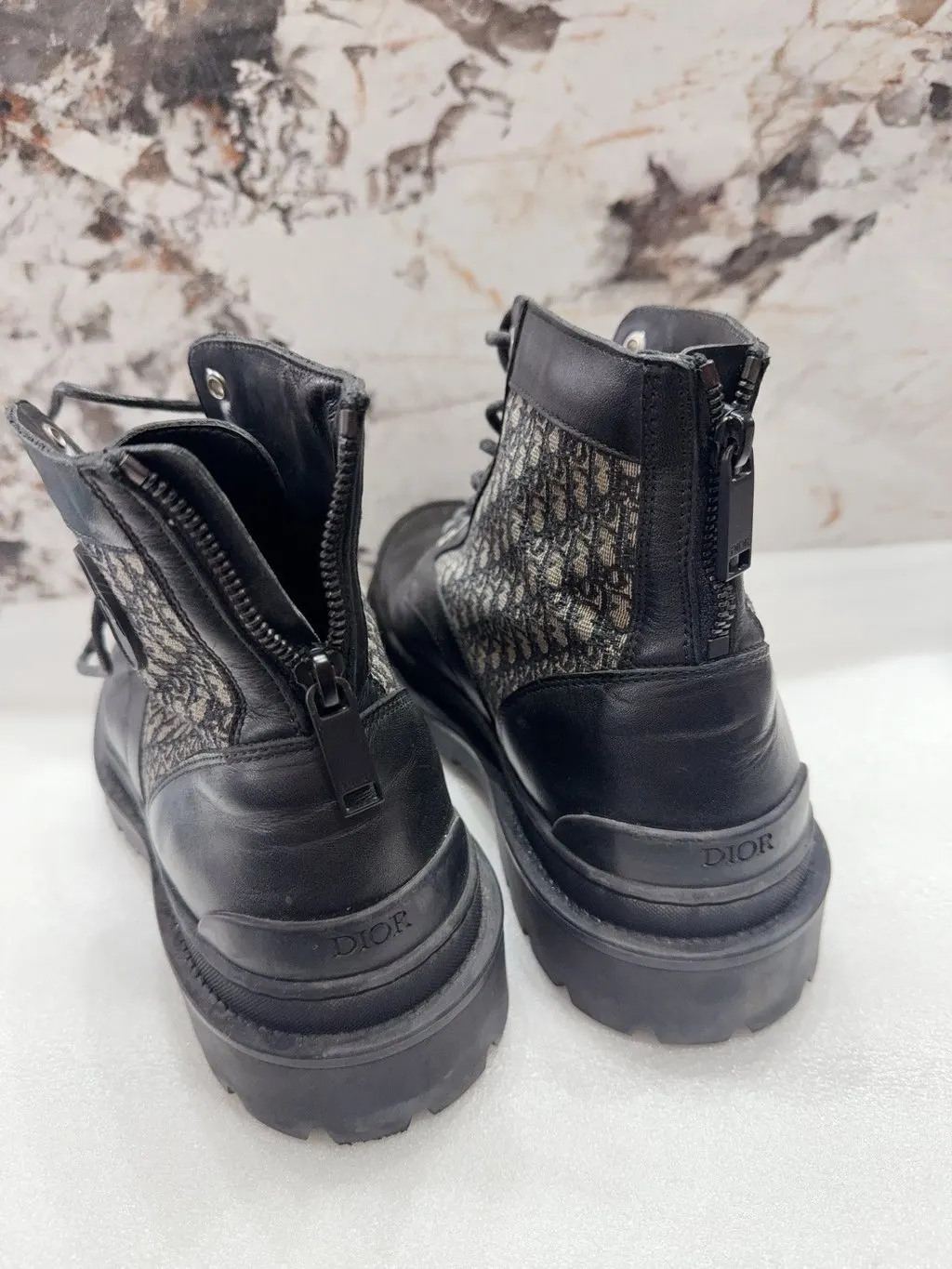 Dior Leather Boots MultiColor Leather Very good - Model View