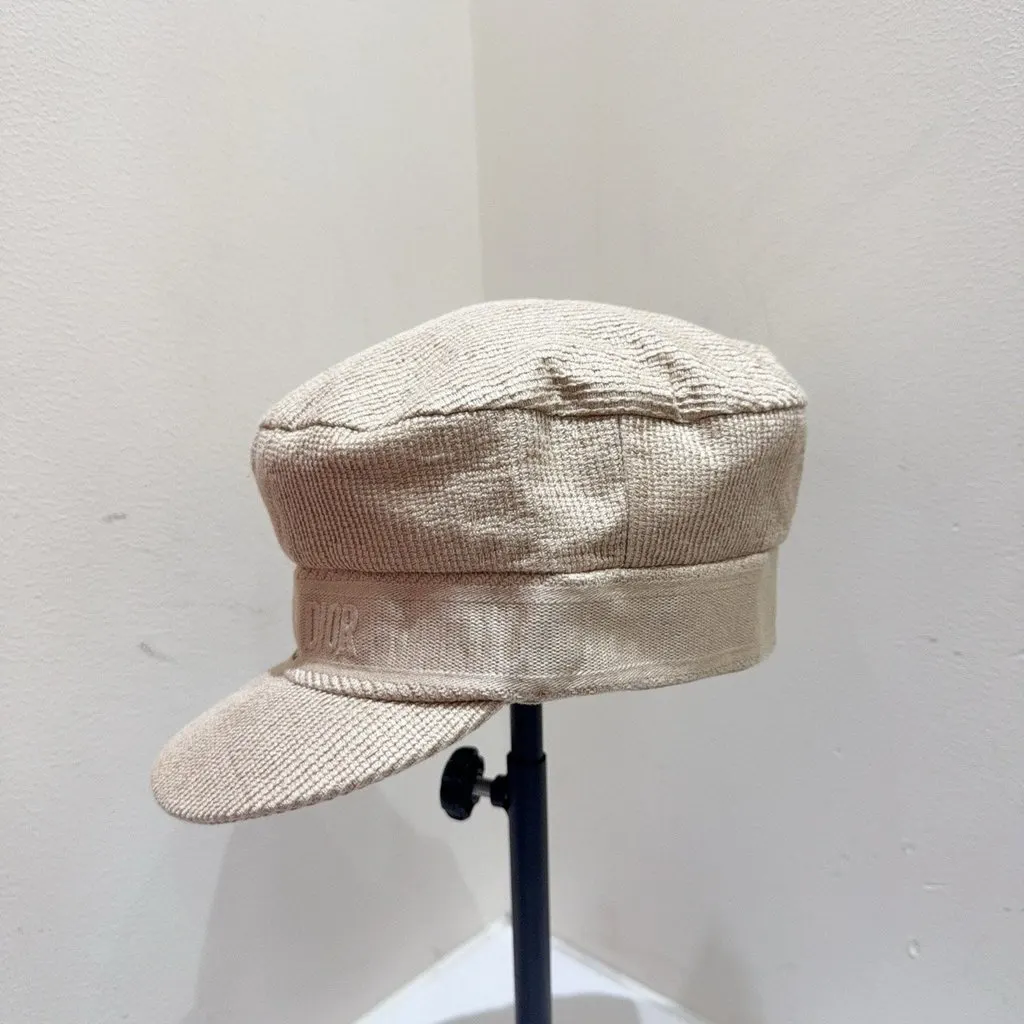 Dior Camel Linen Hat Camel Linen Very good - Inside View