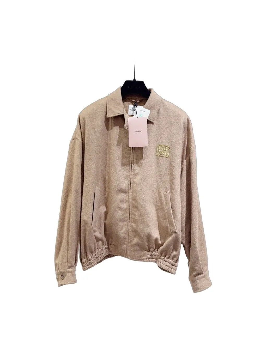 Miu Miu Camel Denim Jacket Camel Denim Never worn - Front View