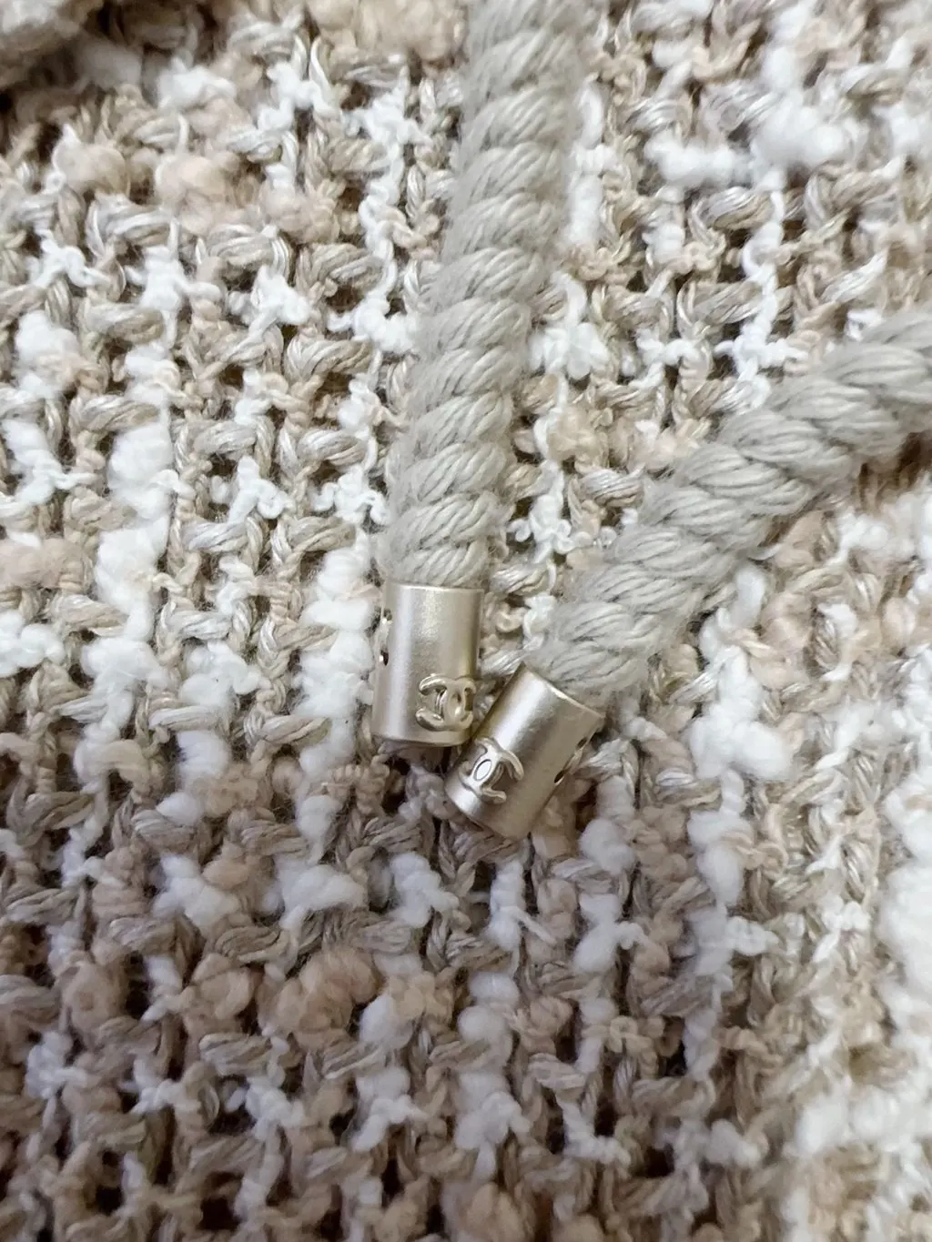 Chanel Beige Wool Jacket Beige Wool Very good - Box View