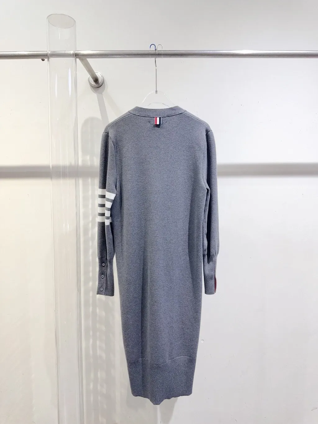 Thom Browne Grey Wool Knitwear Grey Wool Never worn - Inside View