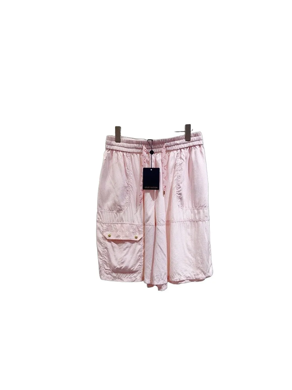 Louis Vuitton Pink Cotton Trousers Pink Cotton Never worn, with tag - Front View