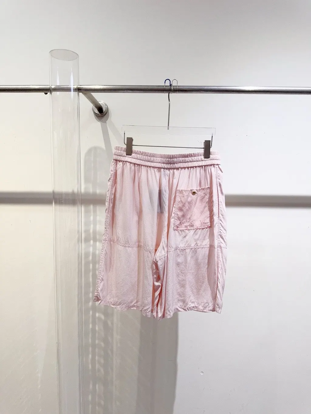 Louis Vuitton Pink Cotton Trousers Pink Cotton Never worn, with tag - Back View