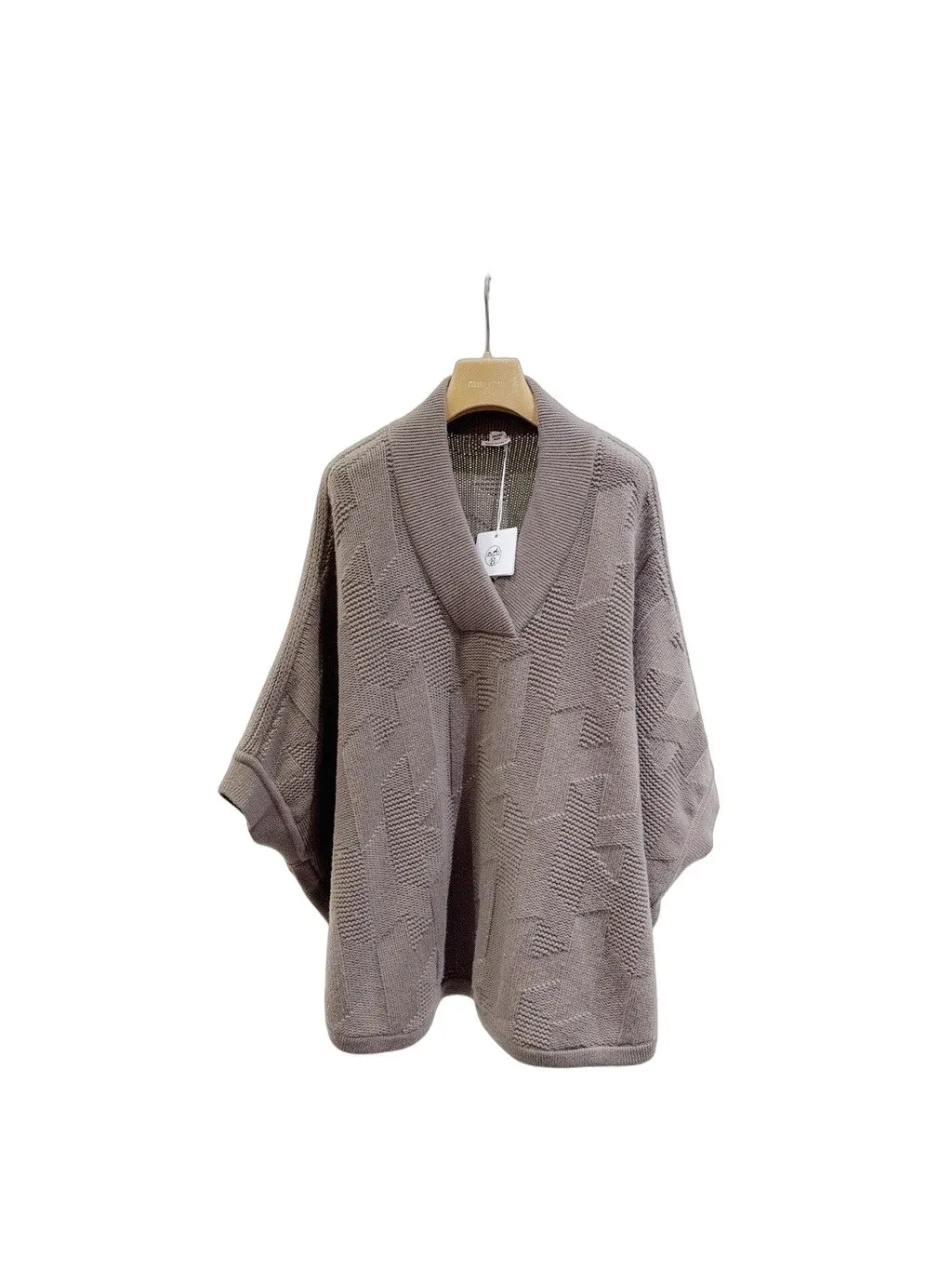 Hermès Brown Wool Knitwear Brown Wool Never worn - Front View