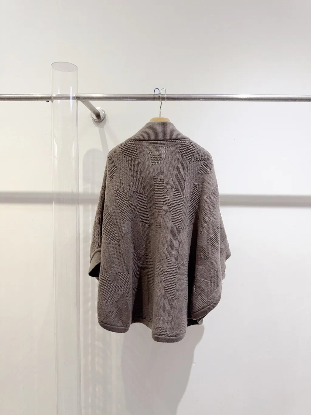 Hermès Brown Wool Knitwear Brown Wool Never worn - Inside View